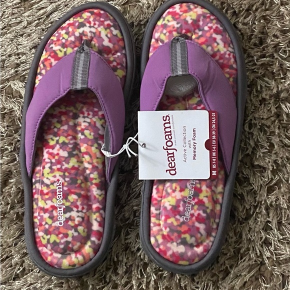 DearFoam multicolor flipflop active collection with memory foam - Picture 3 of 4